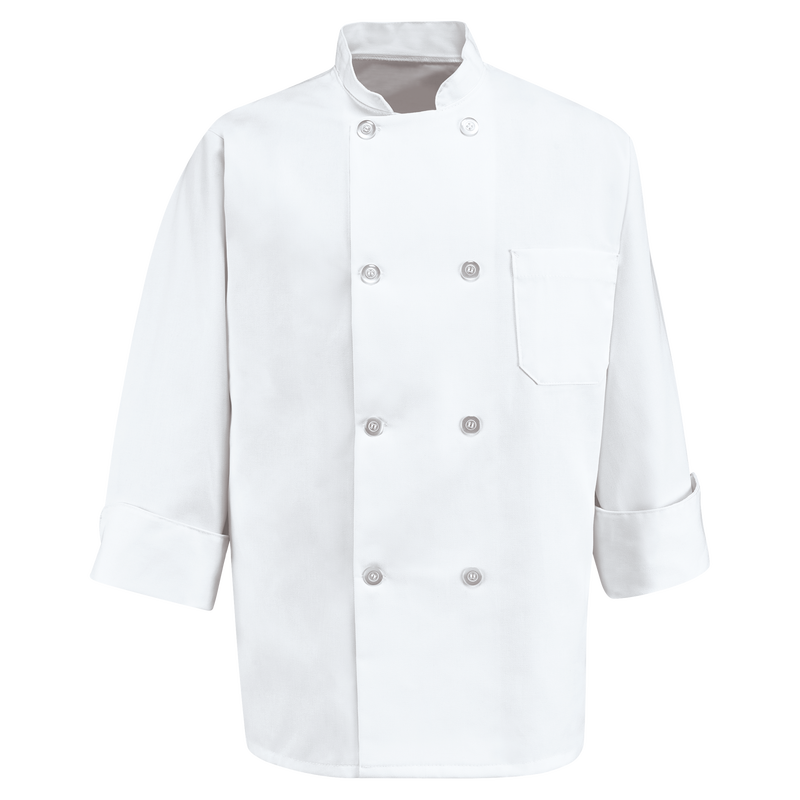 Eight Pearl Button Chef Coat image number 1