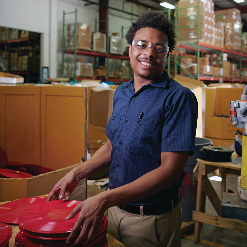 Men's Short Sleeve Durastripe&reg; Work Shirt image number 3