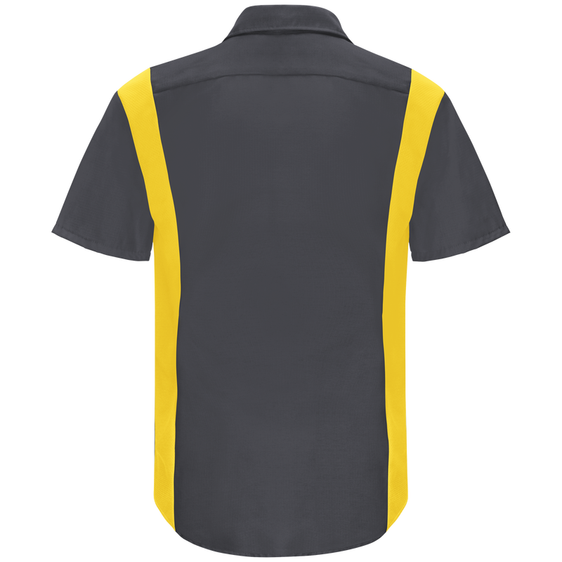 Men's Short Sleeve Performance Plus Shop Shirt With Oilblok Technology image number 2