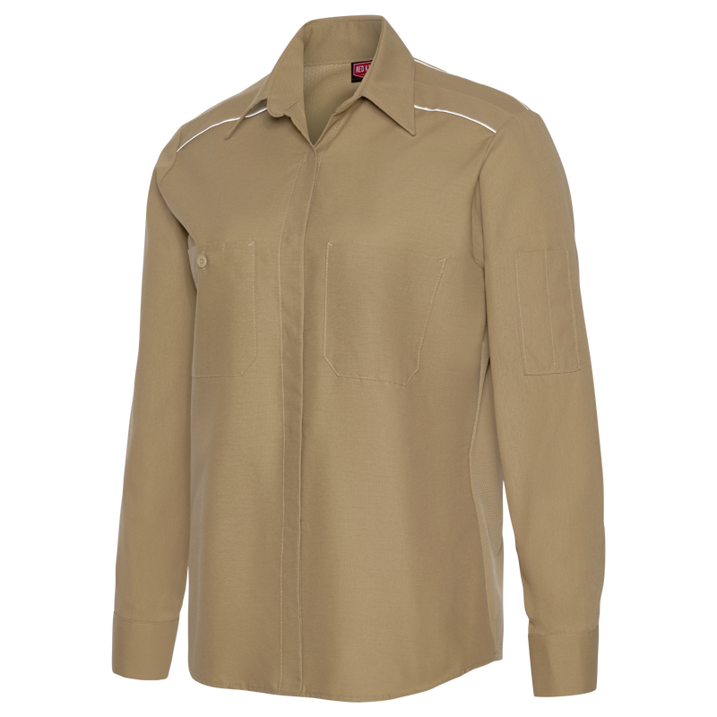Women's Long Sleeve Pro Airflow Work Shirt image number 4