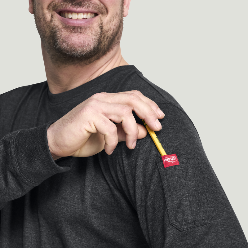 Men's Wicking Long Sleeve T-Shirt image number 9