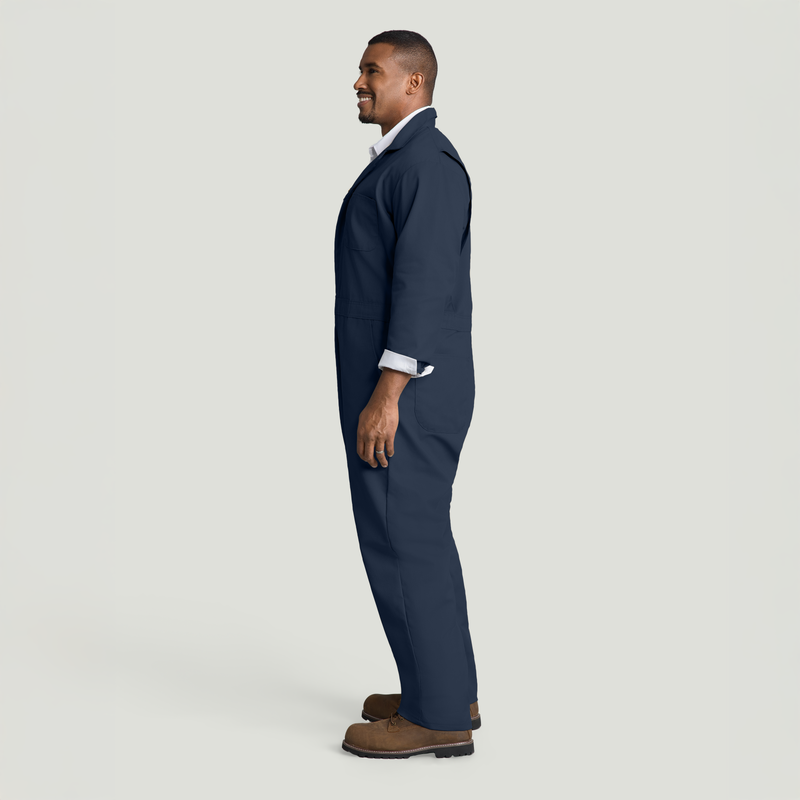 Twill Action Back Coverall with Chest Pockets image number 5