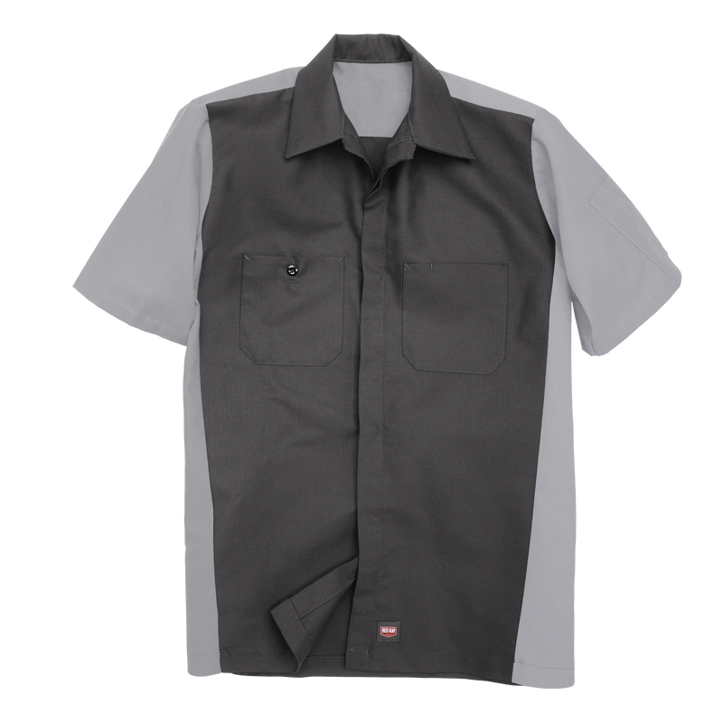 Men's Short Sleeve Two-Tone Crew Shirt image number 4
