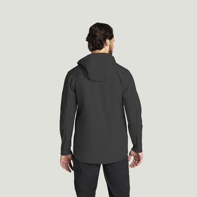 Men’s Performance Hooded Windbreaker Jacket with ToolShift Pocket
