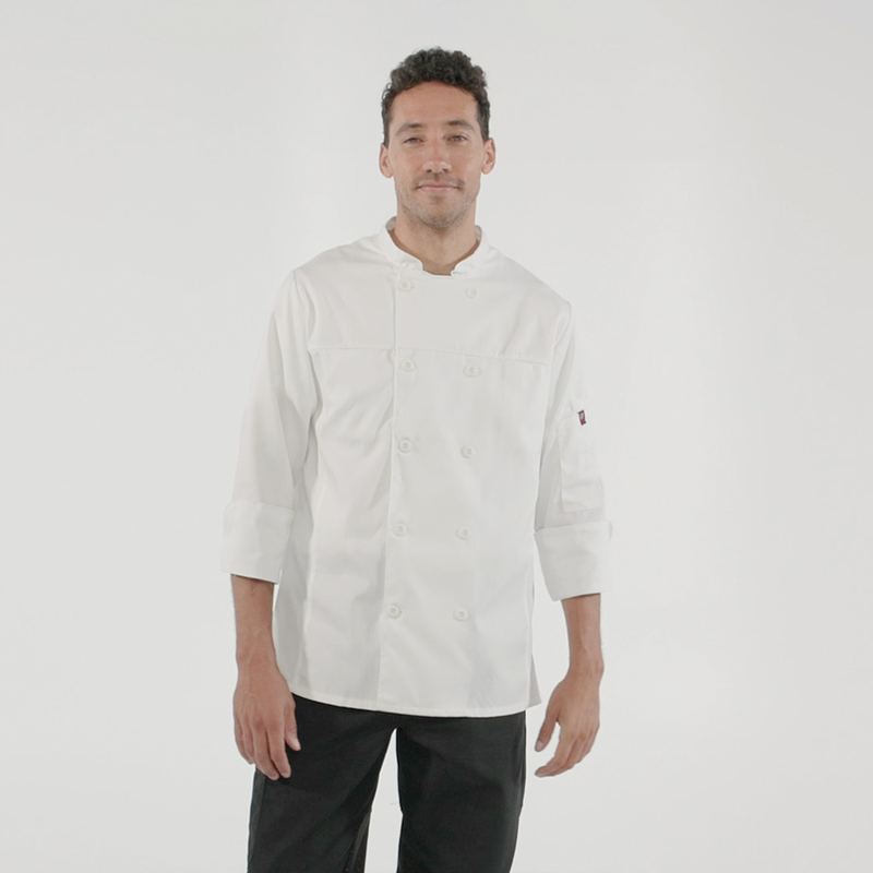 Men's Deluxe Airflow Chef Coat image number 9