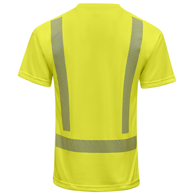 Hi-Visibility Breathable Short Sleeve Pocket T-Shirt - Type R Class 2