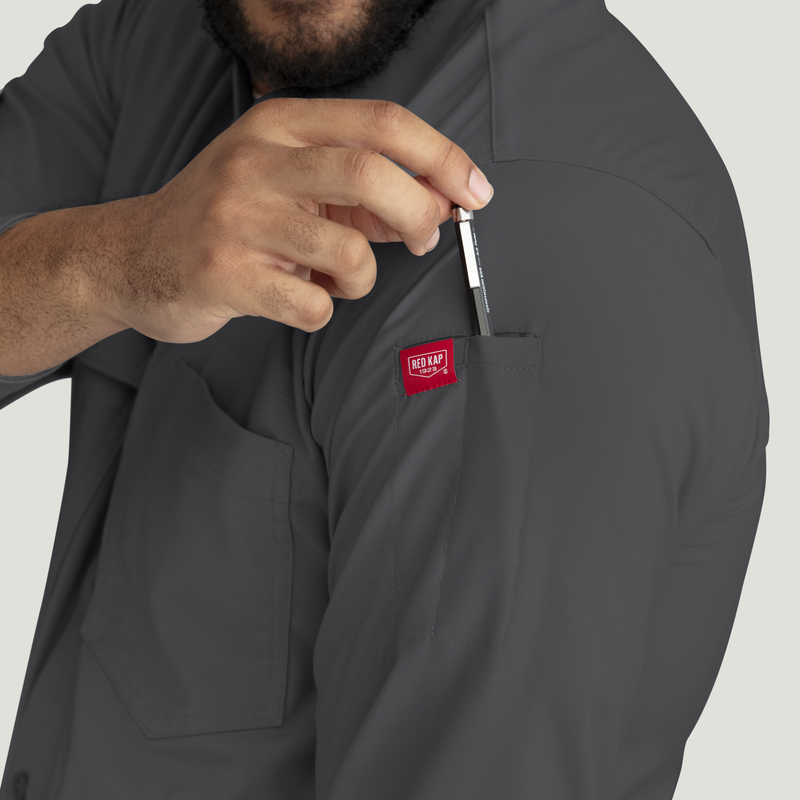 Men's Cooling Long Sleeve Work Shirt image number 11