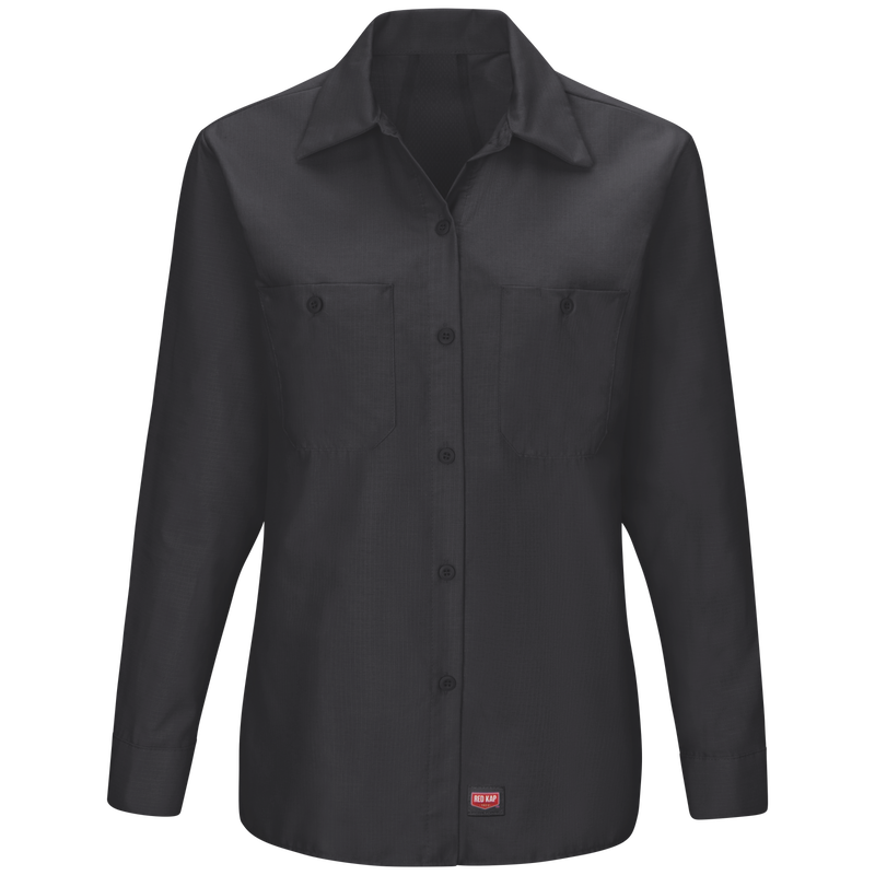 Women's Long Sleeve Work Shirt with MIMIX&reg; image number 1