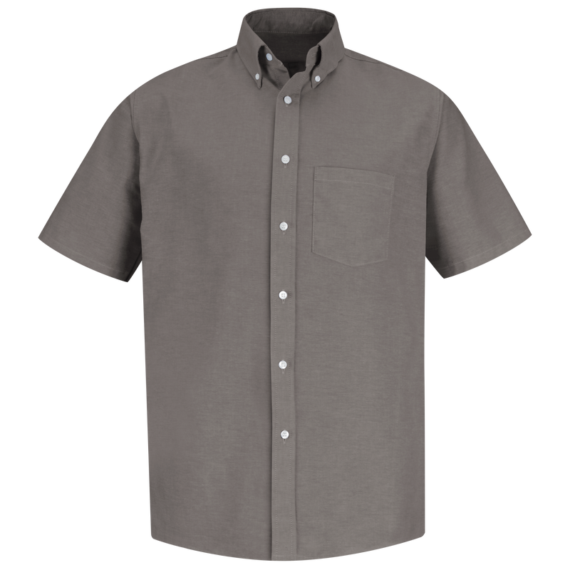 Men's Short Sleeve Executive Oxford Dress Shirt image number 1