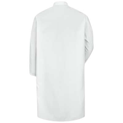 Snap-Front Spun Polyester Butcher Coat
