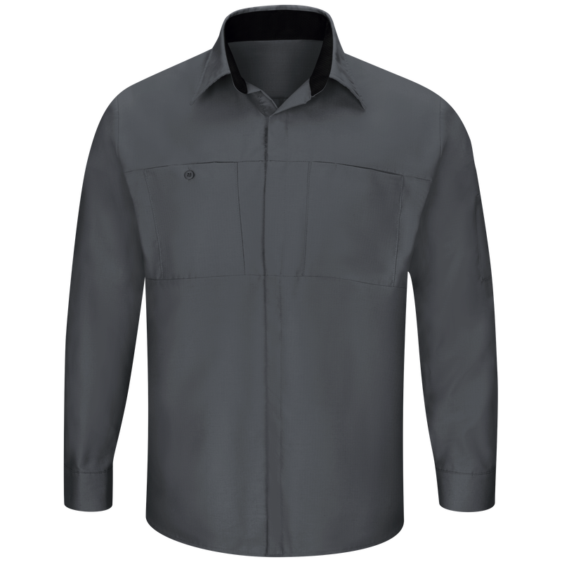Men's Long Sleeve Performance Plus Shop Shirt with OilBlok Technology image number 1