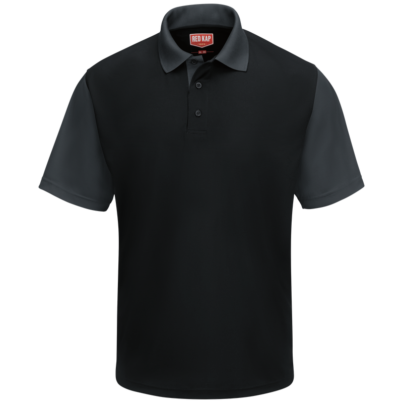 Men's Short Sleeve Performance Knit&reg; Color-Block Polo image number 1