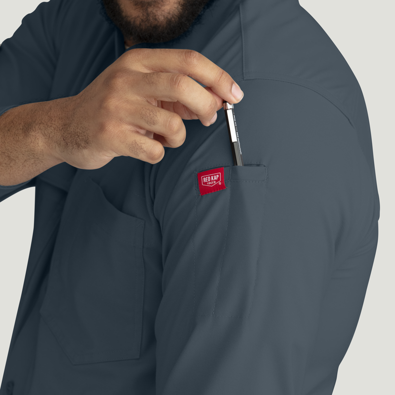 Men's Cooling Long Sleeve Work Shirt image number 11
