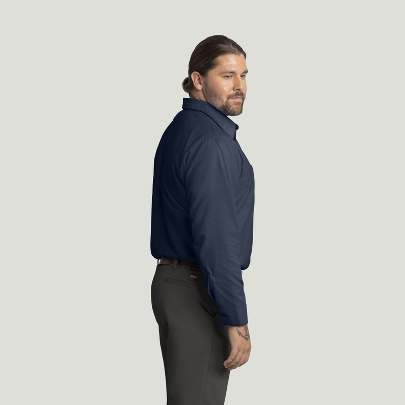 Men's Long Sleeve Work Shirt with MIMIX&reg; image number 4
