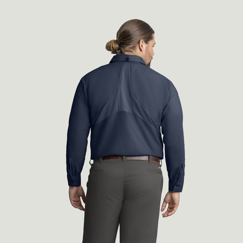 Men's Long Sleeve Work Shirt with MIMIX&reg; image number 2