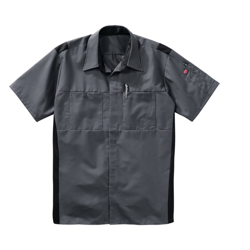 Men's Short Sleeve Performance Plus Shop Shirt With Oilblok Technology image number 5
