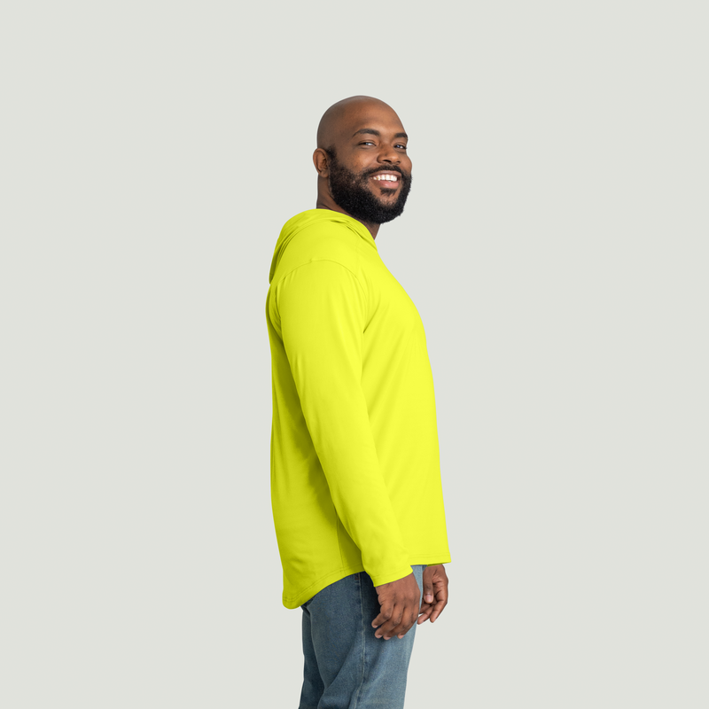 Men's Visibility Sun Protection Pullover Hoodie image number 7