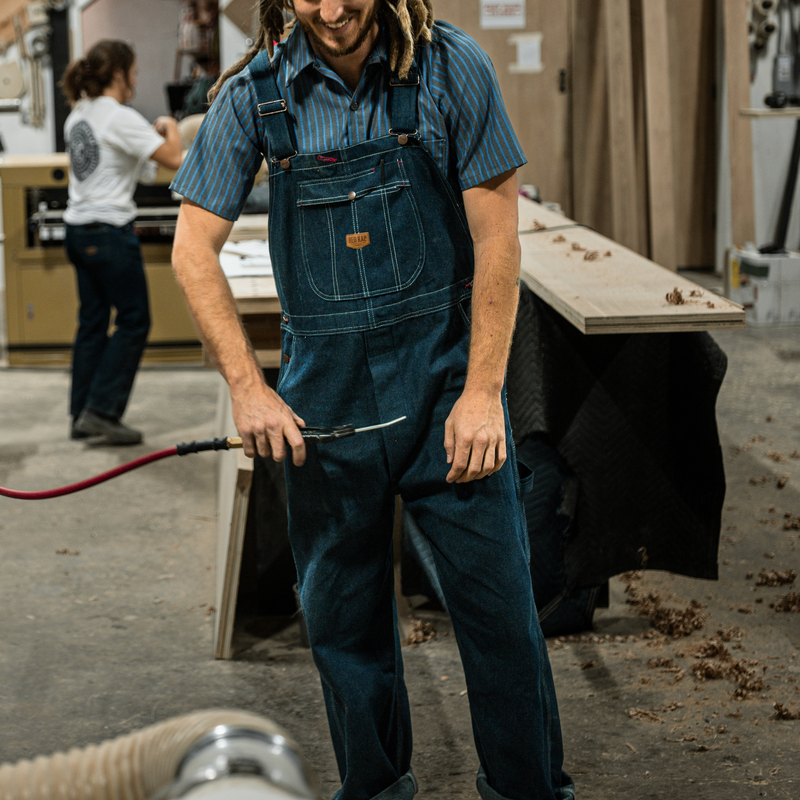 Men's Denim Bib Overall image number 5