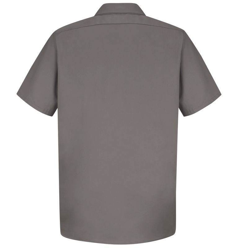 Men's Short Sleeve Wrinkle-Resistant Cotton Work&nbsp;Shirt image number 2