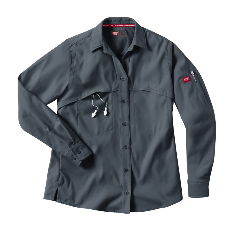 Women's Cooling Long Sleeve Work Shirt image number 16