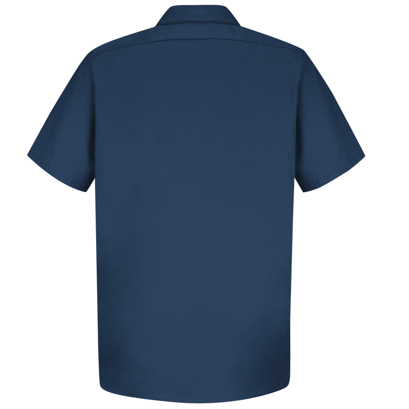 Men's Short Sleeve Wrinkle-Resistant Cotton Work&nbsp;Shirt image number 2