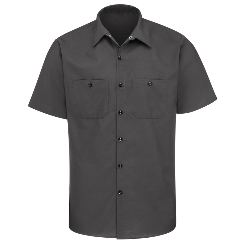 Men's Short Sleeve Industrial Work Shirt image number 5