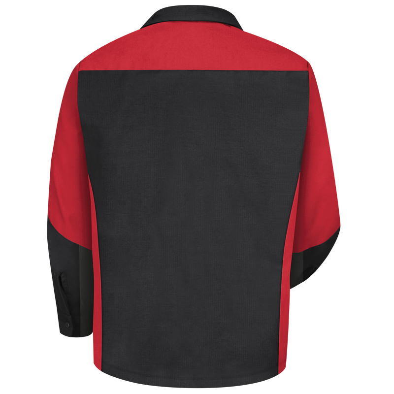 Men's Long Sleeve Two-Tone Crew Shirt image number 3