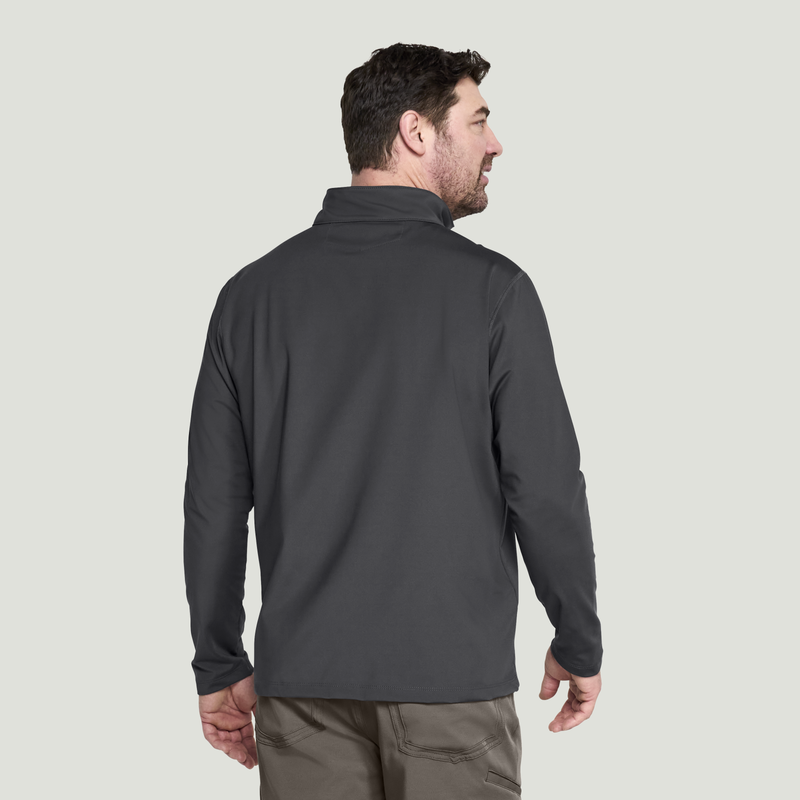 Men's Performance Quarter Zip Cadet Collar Pullover image number 2
