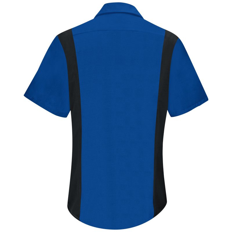 Women's Short Sleeve Performance Plus Shop Shirt with OilBlok Technology image number 2