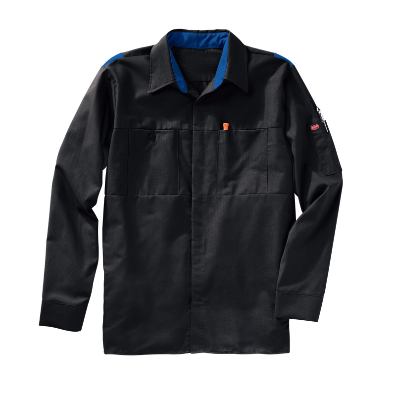 Men's Long Sleeve Performance Plus Shop Shirt with OilBlok Technology image number 5