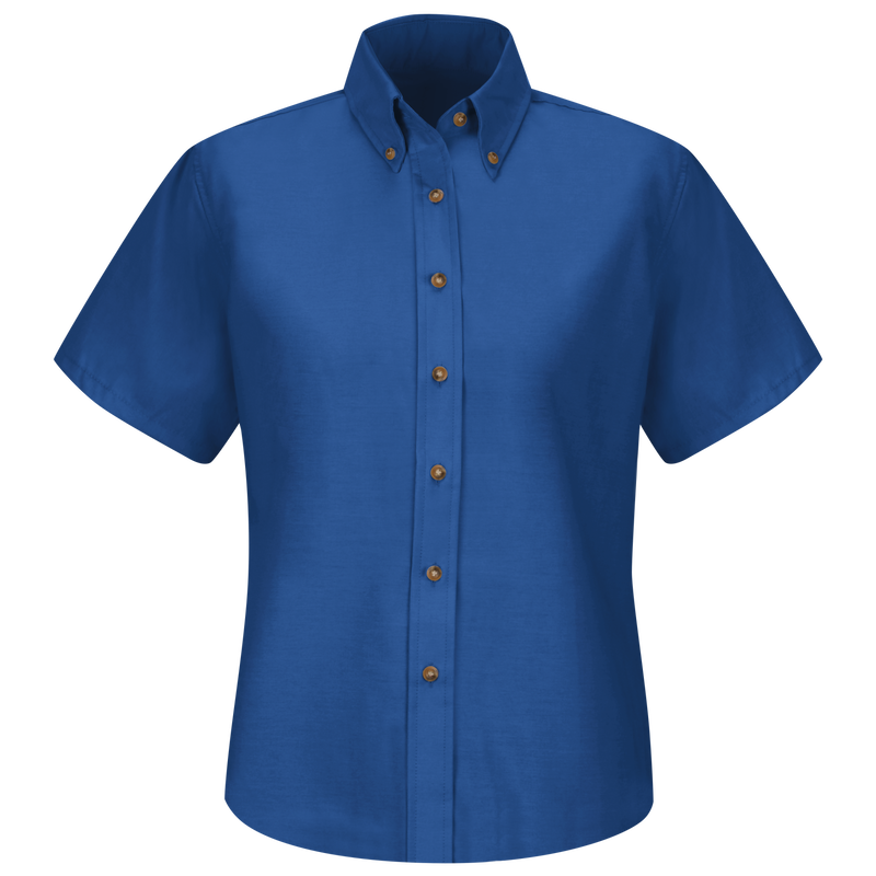 Women's Short Sleeve Poplin Dress Shirt image number 1