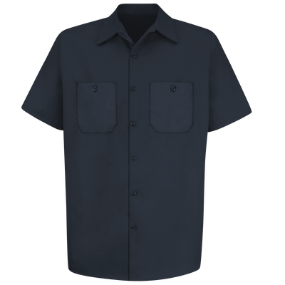 Men's Short Sleeve Wrinkle-Resistant Cotton Work&nbsp;Shirt