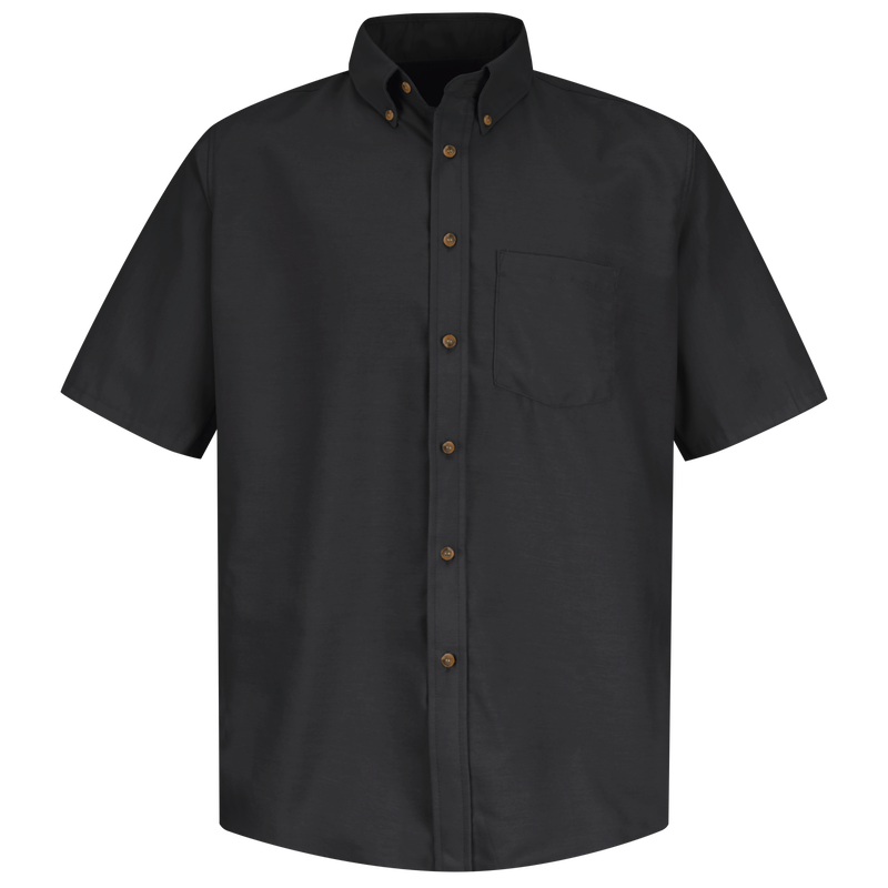 Men's Short Sleeve Poplin Dress Shirt image number 3
