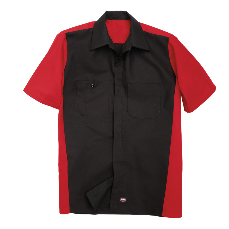 Men's Short Sleeve Two-Tone Crew Shirt image number 4