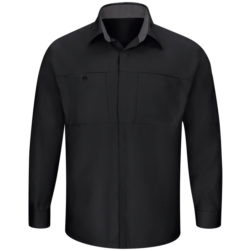 Men's Long Sleeve Performance Plus Shop Shirt with OilBlok Technology image number 1