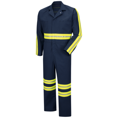 Enhanced Visibility Twill Action Back Coverall