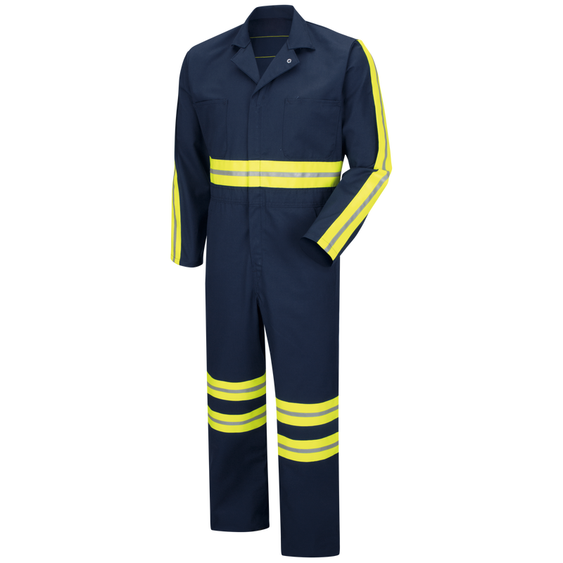 Enhanced Visibility Twill Action Back Coverall image number 1