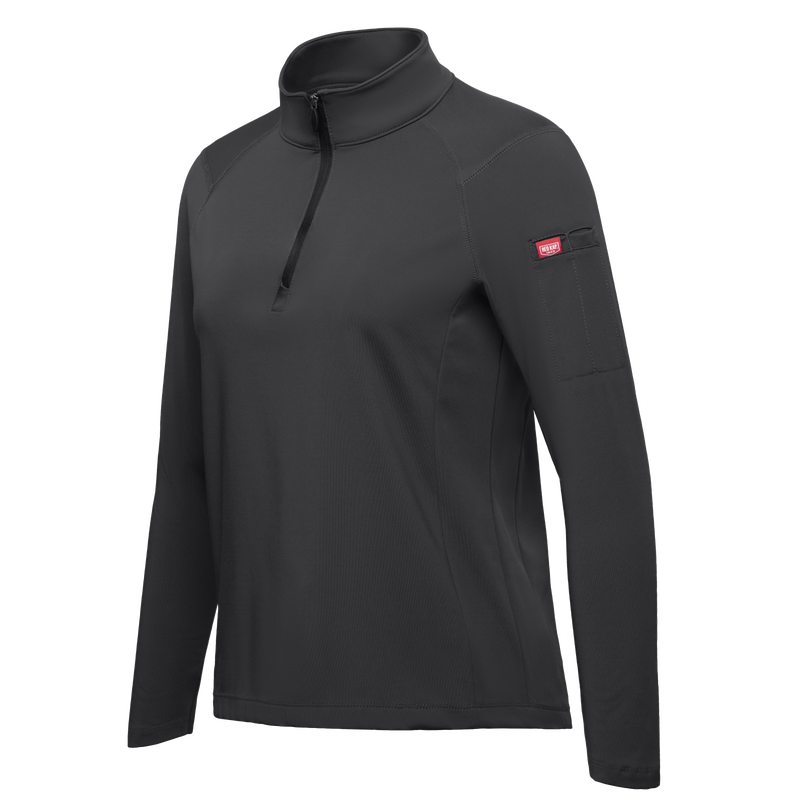 Women's Performance Quarter Zip Cadet Collar Pullover image number 4