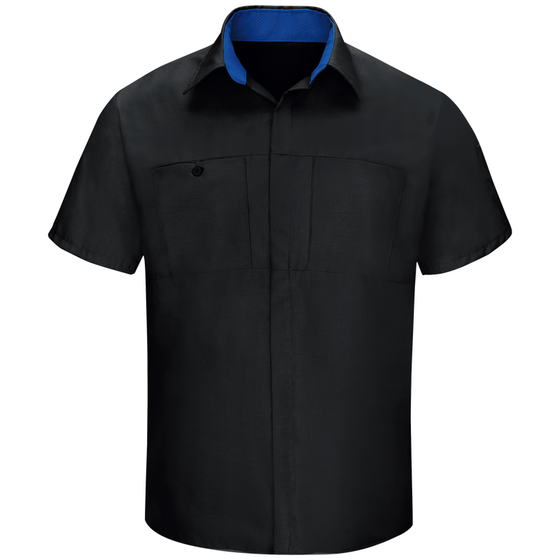 Men's Short Sleeve Performance Plus Shop Shirt With Oilblok Technology image number 1