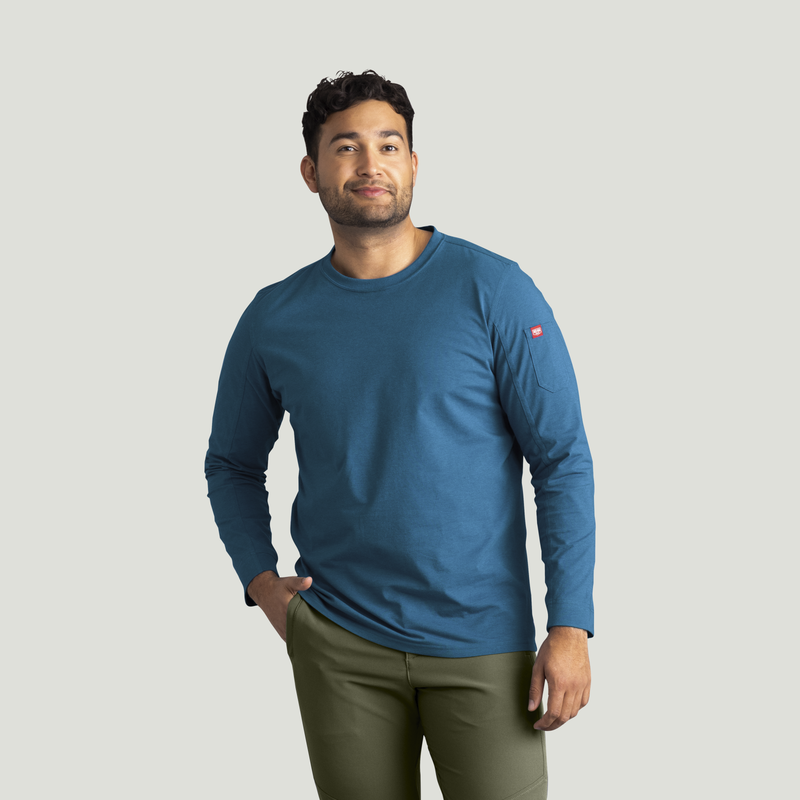 Men's Midweight Long Sleeve Performance Tee image number 5