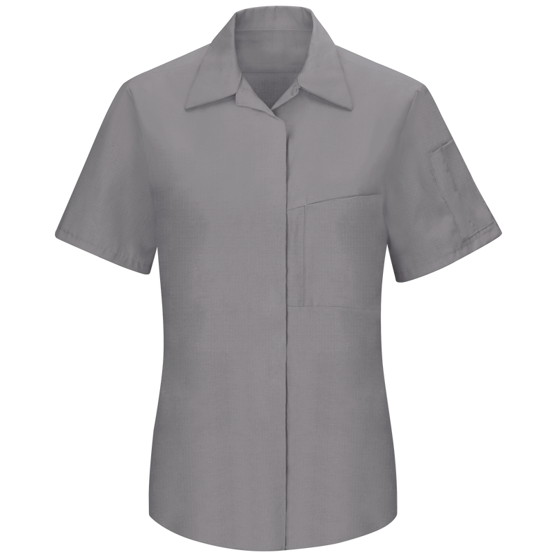 Women's Short Sleeve Performance Plus Shop Shirt with OilBlok Technology image number 1