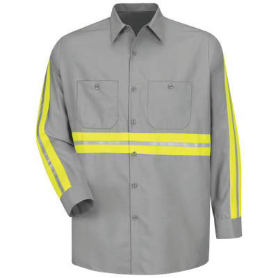 Long Sleeve Enhanced Visibility Industrial&nbsp;Work Shirt