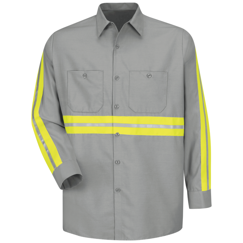Long Sleeve Enhanced Visibility Industrial&nbsp;Work Shirt image number 1