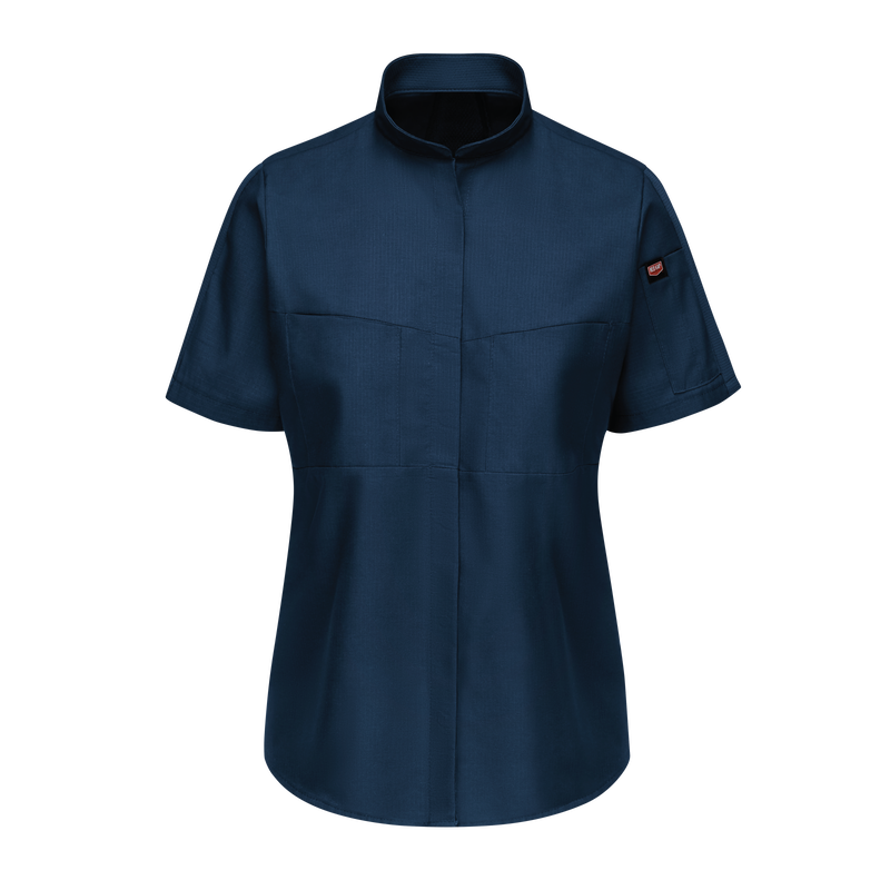 Women's Short Sleeve Performance Pro+ Work Shirt with OilBlok + MIMIX&reg; image number 1