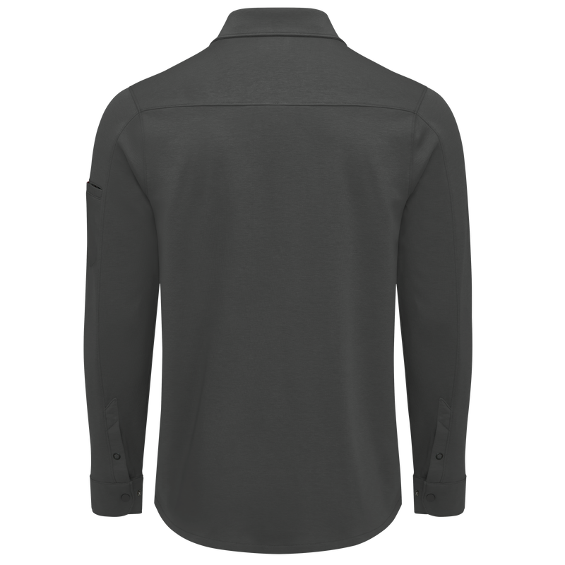Men's Snap Front Jersey Long Sleeve Work Shirt image number 10