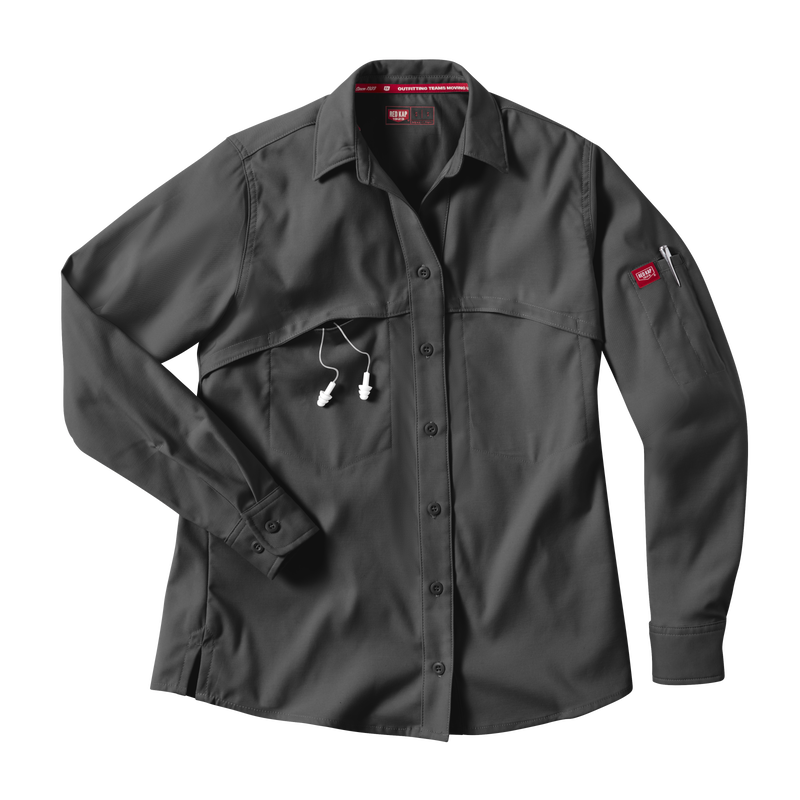 Women's Cooling Long Sleeve Work Shirt image number 16