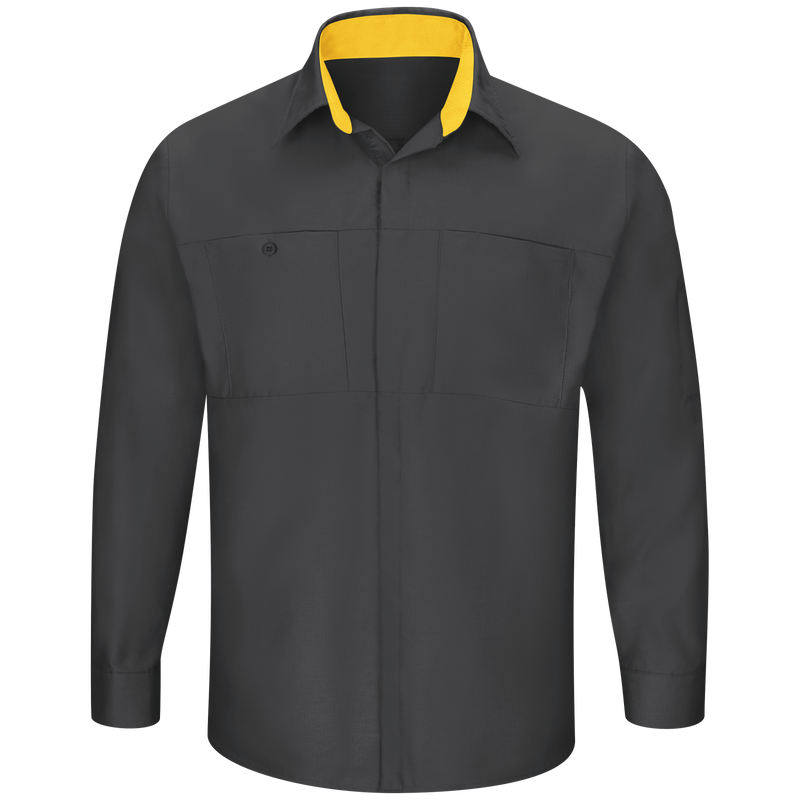 Men's Long Sleeve Performance Plus Shop Shirt with OilBlok Technology image number 1