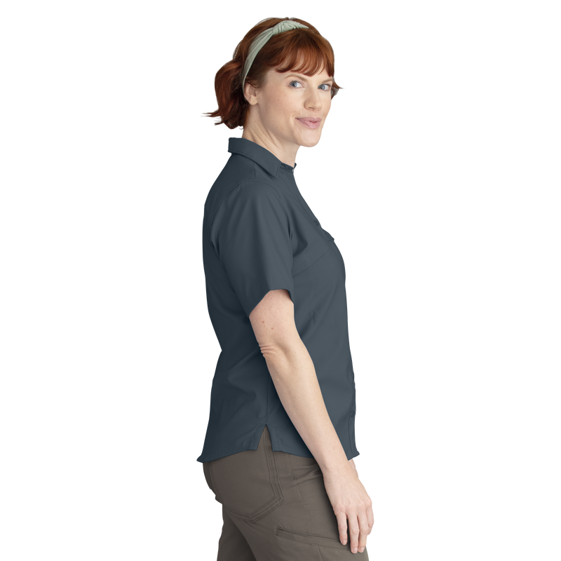 Women's Cooling Short Sleeve Work Shirt image number 4