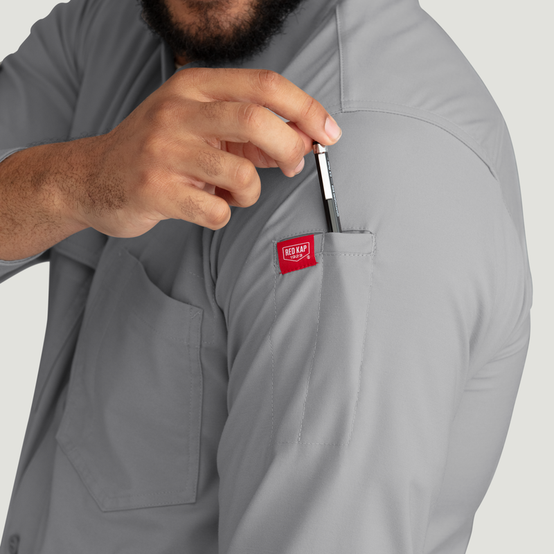 Men's Cooling Long Sleeve Work Shirt image number 11