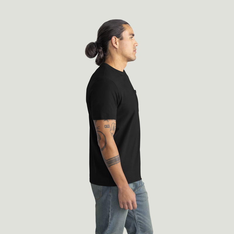 Men's Heavyweight Cotton Short Sleeve Pocket T-Shirt image number 4